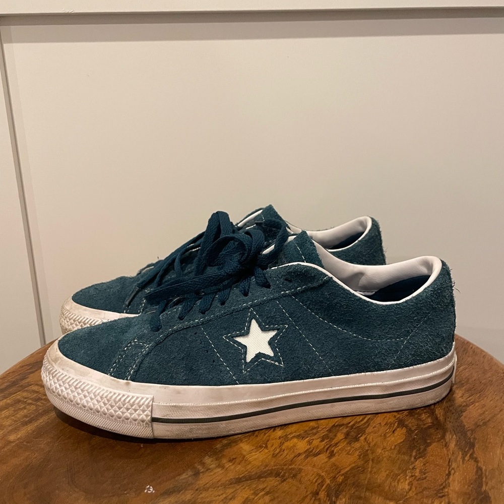 Teal Suede Women’s Converse Star Sneaker